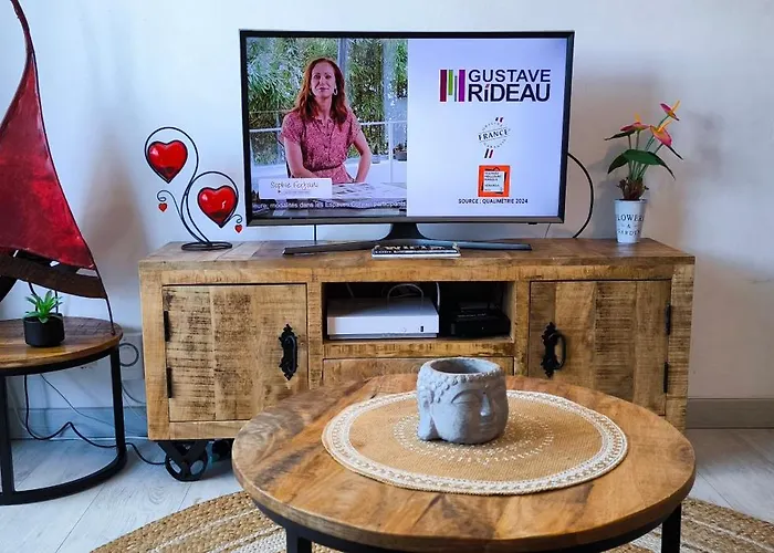 La Perle Marine, Cosy Et Renove, 200 M De La Plage, 1 Chambre, Parking Et Wifi דירה *